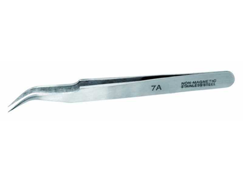 Extra Fine Curved Tweezers - image 1