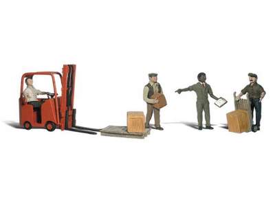 Workers With Forklift - image 1