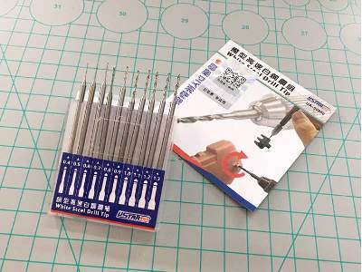White Steel Drill Tip Set 10 In 1 - image 1