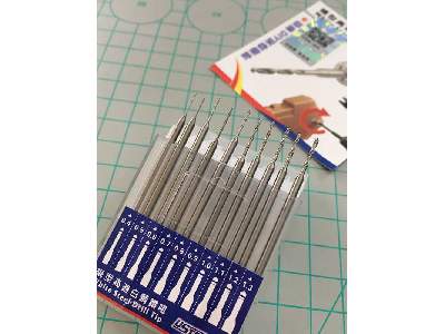 White Steel Drill Tip Set 10 In 1 - image 2