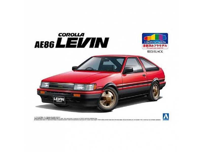 Toyota Ae86 Levin '83 Rd/bl - image 1