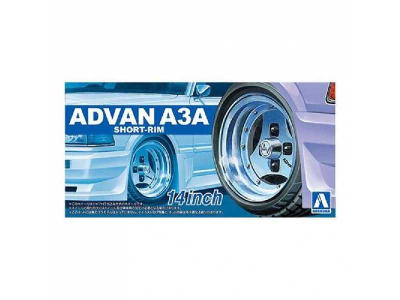 Rims+tires Advan A3a 14inch - image 1