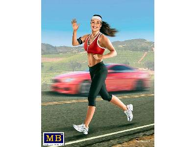 Tyra jogging some miles - image 1