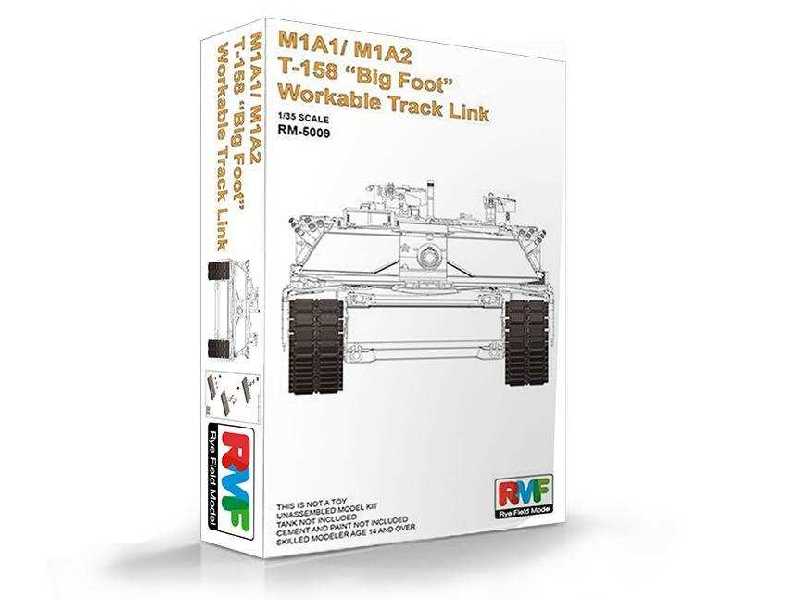 M1A1/ M1A2 T-158 Big Foot Workable Track Link - image 1