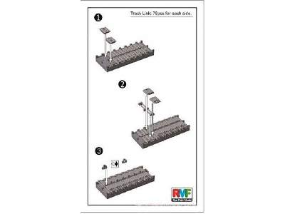 M1A1/ M1A2 T-158 Big Foot Workable Track Link - image 2