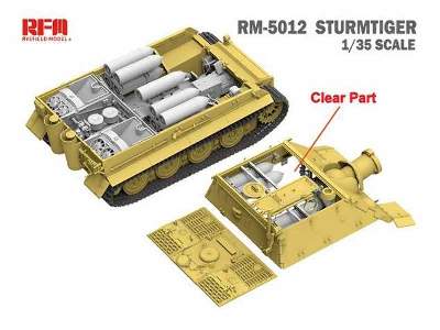 Sturmmörser Tiger RM61 L/5,4 / 38 cm With Full Interior - image 2