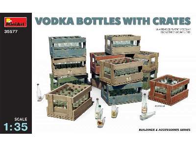 Vodka Bottles With Crates - image 1