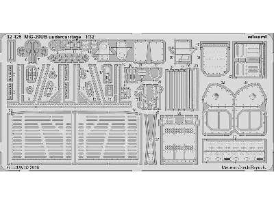 MiG-29UB undercarriage 1/32 - image 1