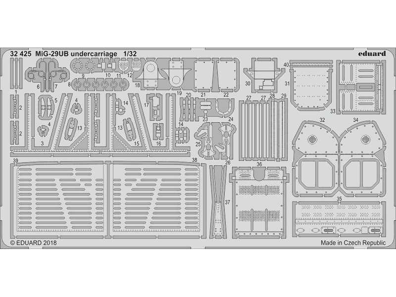 MiG-29UB undercarriage 1/32 - image 1