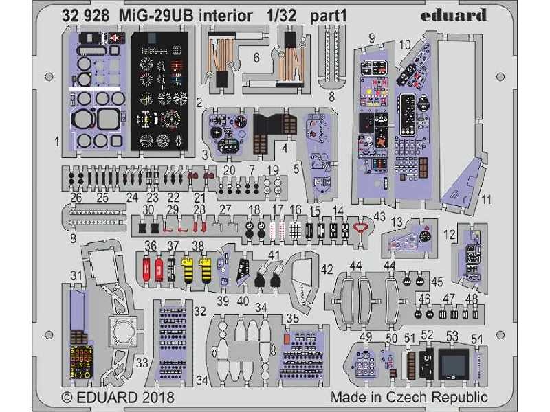 MiG-29UB interior 1/32 - Trumpeter - image 1