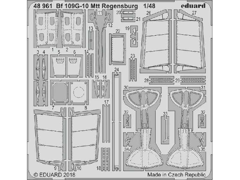 Bf 109G-10 Mtt Regensburg 1/48 - image 1