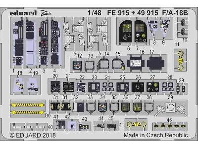 F/ A-18B interior 1/48 - Kinetic - image 2