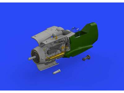 Bf 109G-6 engine 1/48 - Tamiya - image 1