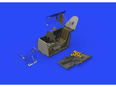 Bf 109G-10 cockpit 1/48 - Eduard - image 3