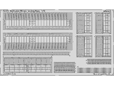 Wellington Mk. Ia/ c landing flaps 1/72 - Airfix - image 1