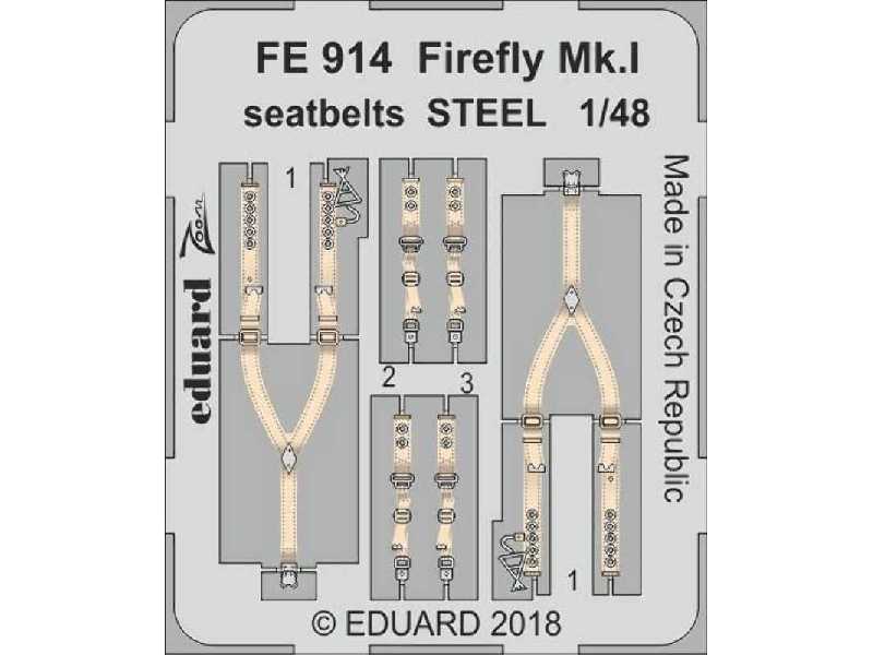 Firefly Mk. I seatbelts STEEL 1/48 - image 1