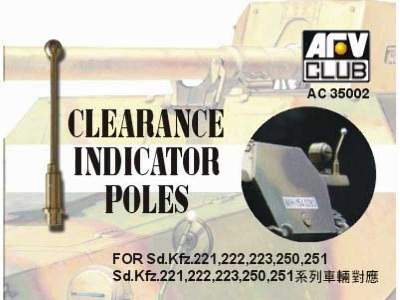 Clearance Indicator Pole For Sd.Kfz.221/222/223/250/251 - image 2