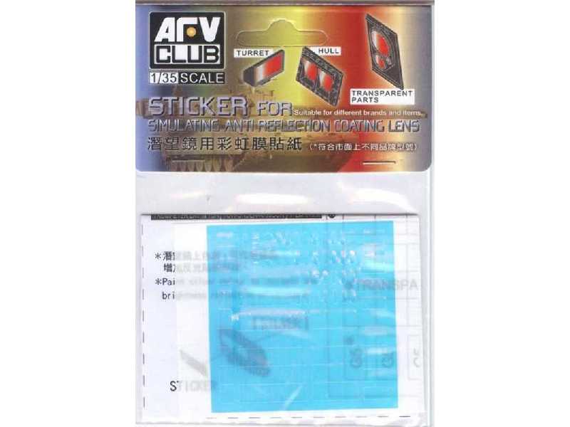 Sticker Anti Reflection Coating Lens For US Lav-25 Family - image 1