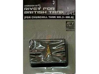 Rivet For British Tank (Version B) (For Churchill Tank Mk.3-mk.6 - image 1