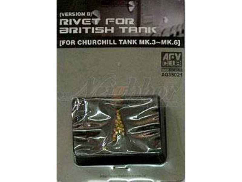 Rivet For British Tank (Version B) (For Churchill Tank Mk.3-mk.6 - image 1