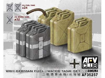 WWII German Fuel/Water Tank Set - image 1