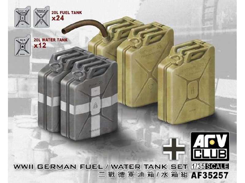 WWII German Fuel/Water Tank Set - image 1