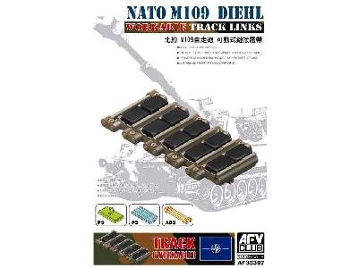 NATO M-109 Diehl workable track links - image 1