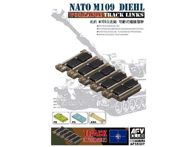 NATO M-109 Diehl workable track links - image 1