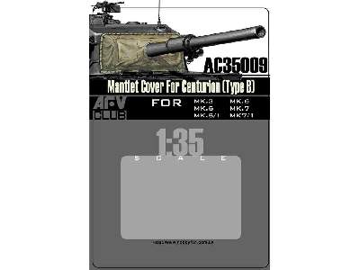 Mantlet Cover for Centurion (Type B)  - image 1