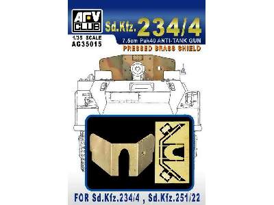 Pressed Bbass Shield for Sd.kfz.234/4, Sd.kfz.251/22  - image 1