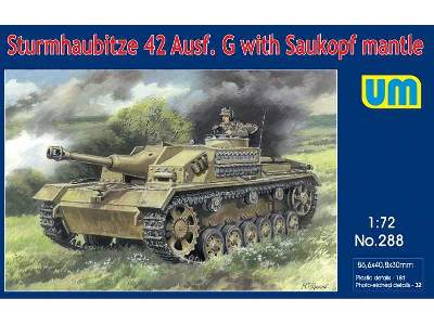 Stug 42 Ausf. G with Saukopf mantle - image 1