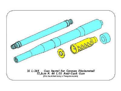 Gun barrel for German Rheinmetall 12,8cm K44 L/55 Anti-Tank Gun - image 6