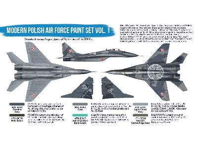 Htk-bs17 Modern Polish Air Force Paint Set Vol. 1 - image 2