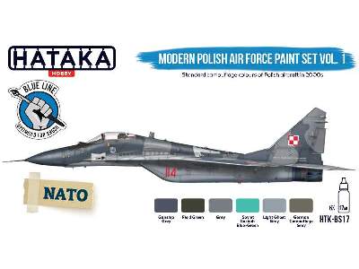 Htk-bs17 Modern Polish Air Force Paint Set Vol. 1 - image 3