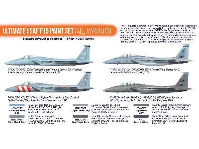 Htk-cs43 Ultimate USAf F15 Paint Set - image 2