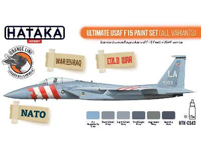 Htk-cs43 Ultimate USAf F15 Paint Set - image 3