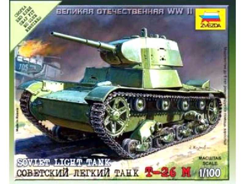 Soviet light tank T-26 M - image 1