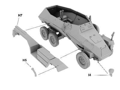 Sd. Kfz. 221 german armored command car  - image 4