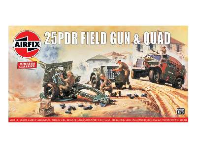 Vintage Classics 25Pdr Field Gun & Quad - image 1