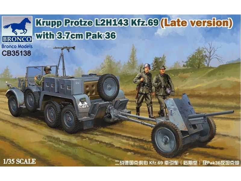 Krupp Protze L2 H 143 Kfz.69 (Late version) with 3.7cm Pak 36 - image 1