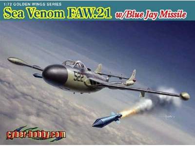 Sea Venom FAW.21 w/Blue Jay Missile - image 1