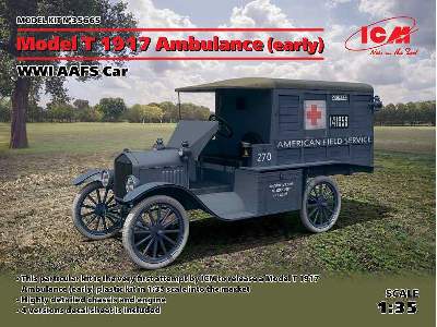Model T 1917 Ambulance (early), WWI AAFS Car - image 11