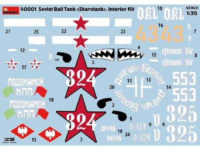 Soviet Ball Tank Sharotank - Interior Kit - image 2