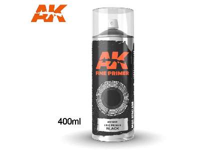 Ak1009 Fine Primer Black Spray - image 1