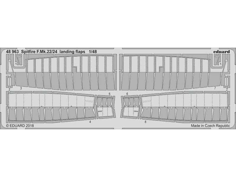 Spitfire F. Mk.22/24 landing flaps 1/48 - image 1