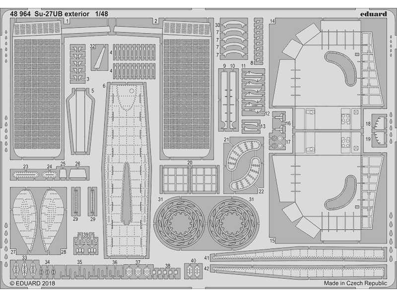 Su-27UB exterior 1/48 - image 1