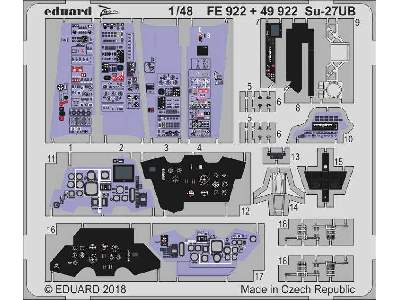 Su-27UB interior 1/48 - Hobby Boss - image 1