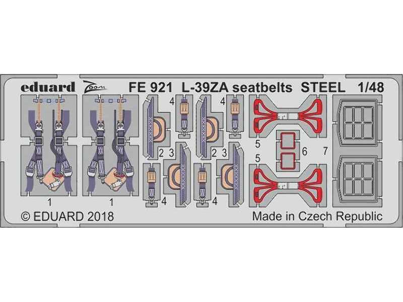 L-39ZA seatbelts STEEL 1/48 - image 1