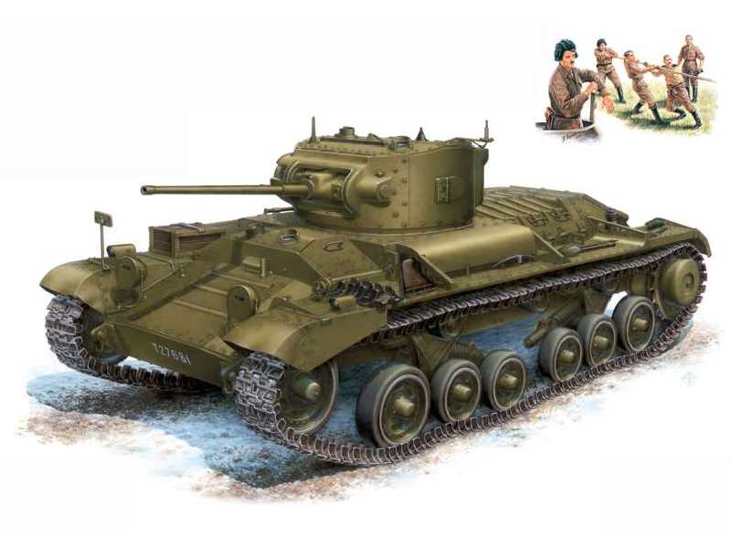 Valentine Mk. IV Red Army w/Crew - image 1