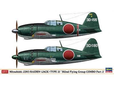 Mitsubishi J2m3 Raiden (Jack) Type 21 '302nd Flying Group Combo  - image 1